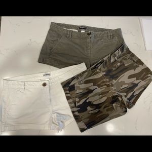 Size 8 Express low rise shorts